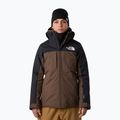 Dámská lyžařská bunda The North Face Namak Insulated black/smokey brown