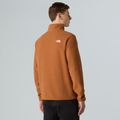 Pánská fleecová mikina The North Face Glacier Fleece 1/4 Zip burnt umber 3