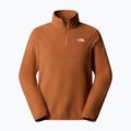 Pánská fleecová mikina The North Face Glacier Fleece 1/4 Zip burnt umber 4