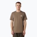 Pánské tričko The North Face Simple Dome mocha brown