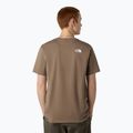 Pánské tričko The North Face Simple Dome mocha brown 2