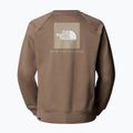 Pánská mikina The North Face Raglan Box Nse Crew mocha brown/mushroom gr 2