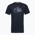 Pánské tričko Smartwool Peak Bagger Active SS Graphic Tee navy