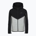 Dětská mikina Nike Sportswear Tech Fleece Full Zip dark grey heather/black/black/black 9