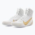 Boxerské boty Nike Machomai 3 white/metallic gold 10