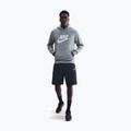 Pánská mikina Nike Club Pullover Hoodie dark grey heather/light smoke grey/white 2