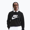 Pánská mikina Nike Sportswear Club Graphic Fleece Crew black/white