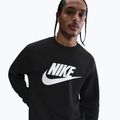 Pánská mikina Nike Sportswear Club Graphic Fleece Crew black/white 4