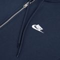 Pánská mikina Nike Club Full Zip Hoodie obsidian/obsidian/white 8