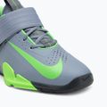 Vzpěračské boty Nike Savaleos ashen slate/green strike/anthracite 7