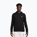 Pánská mikina Nike Sportswear Club Knit Pullover Hoodie black/black/white