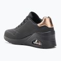 Dámské boty  SKECHERS Uno Wedge Hi Steps black/rose gold 3