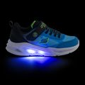 Dětské boty SKECHERS Meteor Lights black/blue 8