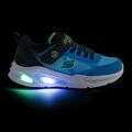Dětské boty SKECHERS Meteor Lights black/blue 9
