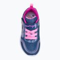 Dětské boty SKECHERS Heart Lights Retro Hearts navy leather/multi trim 5