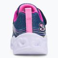 Dětské boty SKECHERS Heart Lights Retro Hearts navy leather/multi trim 6
