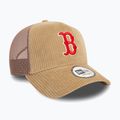 Kšiltovka New Era Cord Trucker Red Sox med beige 