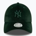 Dámská kšiltovka  New Era Velour Midi 9FORTY New York Yankees dark green 3