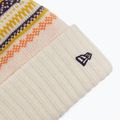 Dámská zimní čepice  New Era Rail Isle Cuff Knit Beanie light beige 3