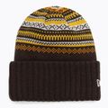 Dámská zimní čepice  New Era Rail Isle Cuff Knit Beanie dark brown