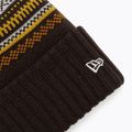 Dámská zimní čepice  New Era Rail Isle Cuff Knit Beanie dark brown 3
