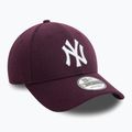 Kšiltovka New Era Melton Wool 9FORTY New York Yankees purple