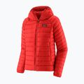 Dámská péřová bunda Patagonia Down Sweater Hoody sizzle red
