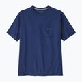 Pánské tričko Patagonia Boardshort Logo Pocket Responsibili clement blue 4