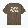 Pánské tričko Patagonia Balance Organic peace seeds / marlow brown 2