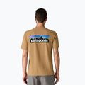 Pánské tričko Patagonia P-6 Logo Responsibili-Tee talon gold 2