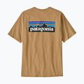 Pánské tričko Patagonia P-6 Logo Responsibili-Tee talon gold 3