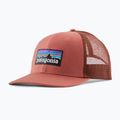 Kšiltovka Patagonia P-6 Logo Trucker potters red