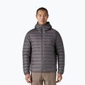 Pánská péřová bunda Patagonia Down Sweater Hoody forge grey w/forge grey
