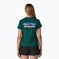 Dámské tričko Patagonia P-6 Logo Responsibili-Tee cascade green 2