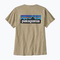 Dámské tričko Patagonia P-6 Logo Responsibili-Tee pumice