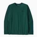 Pánské tričko Longsleeve Patagonia P-6 Logo Responsibili cascade green