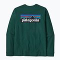 Pánské tričko Longsleeve Patagonia P-6 Logo Responsibili cascade green 2