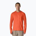 Pánská mikina Patagonia Capilene Cool Sun Hoody coal orange/light coal orange x-dye