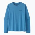 Pánské tričko Longsleeve Patagonia Capilene Cool Daily - Boardshort Logo shore blue/light shore blue x-dye 6