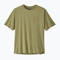 Pánské trekové tričko Patagonia Cap Cool Daily Shirt - Spoke Stencil gumtree green - light gumtree green x-dye