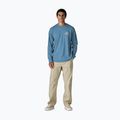 Pánské trekingové tričko Longsleeve Patagonia Great Waves Responsibili Tee shore blue 2
