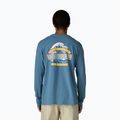 Pánské trekingové tričko Longsleeve Patagonia Great Waves Responsibili Tee shore blue 3