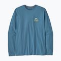 Pánské trekingové tričko Longsleeve Patagonia Great Waves Responsibili Tee shore blue 5