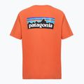Pánské tričko Patagonia P-6 Logo coal orange 2
