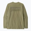 Pánské tričko Longsleeve Patagonia P-6 Logo Responsibili p-6 outline/gumtree green 2
