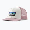 Kšiltovka Patagonia P-6 Logo Trucker white w/quiet violet