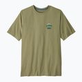 Pánské trekové tričko Patagonia Great Waves Responsibili Tee gumtree green