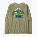 Pánské trekingové tričko Longsleeve Patagonia Great Waves Responsibili Tee gumtree green 2