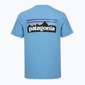Pánské tričko Patagonia P-6 Shore blue logo 2