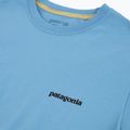 Pánské tričko Patagonia P-6 Shore blue logo 3